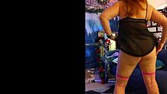 hotwife steffi's pussy dance in softcore solo