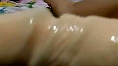 My friend enjoying private time with toys and dildo