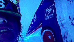 He Fucks The Neighbor Girl Hard In The Housing Development With Big Black Cock!