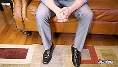 Skinny Brunette Jae Scott Sucks Dick and Gets Pussy Fucked Deeply