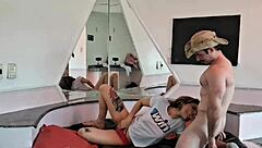 She orders, I fuck her big pussy outdoor with monster cock 😏