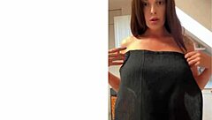 mommy teases with tattoos for tongue tracing