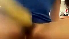 vietnamese girl masturbates to intense orgasm with wet fingers