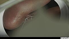 Hentai 3d Live Action - Cum Slut Gets Fucked & Creampied By Monster In Toilet Pipes