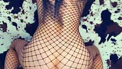 deep slow anal sex with skinny wife in stockings