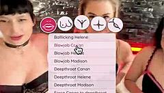 interactive game featuring enmarchenoire and madison in a group setting