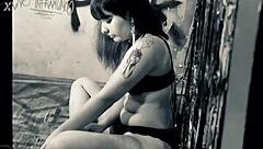 Small feet tickling submission with licking and sucking toes!