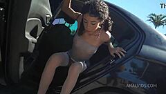 japanese-brazilian beauty naked on street fucks three huge cocks anal