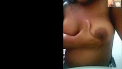 Latina Big Tits Girl Masturbates, Wants Cum Call