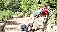 Hikers Get Horny and Bend Over for Doggystyle Cum in Mouth!