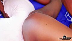 Horny teen with big tits cums all over that monster bbc 😍