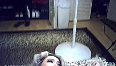 i watch the porn shoot backstage with glasses on