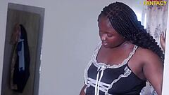 This Hot Ebony Drips Wet Pussy On Big Cock