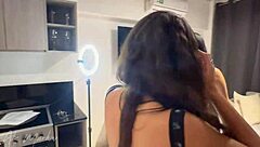 whoa, this trio anal session with my wife's personal trainer is wild ft hijadevenus2001 & meretblack 🔥