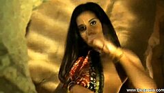 sensual delights from sweet indian milf undressing dancing striptease 😍