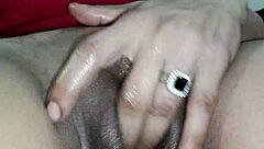 hey, watch this arabic stepsister in red saree doing anal dildo and pussy fingering alone with moans