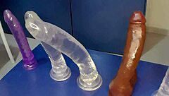hey, check out this tiny babe trying out all these huge plugs and monster dildos until she hits that amazing orgasm with lola spice