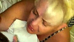 Is it too big for this bbw blonde to deepthroat that monster cock?