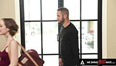 We swing both ways in a steamy bisexual threesome with aliya brynn