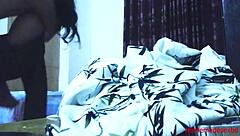 The teacher fucks the teen student with a condom