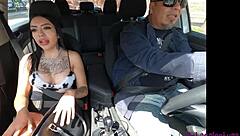 casting a pochita tatuada baby kat by luis garay with blowjob and licking