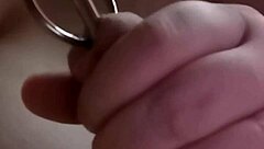 Wow, Toothbrush in Cock!