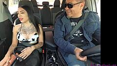 casting a pochita tatuada baby kat by luis garay with blowjob and licking