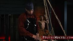 Black threesome with anal and bondage fun