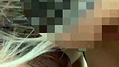 Mature blonde with big ass seduces me with lingerie and I cum inside her