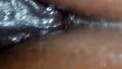 I calmly take this big black cock deep into my ass for anal creampie