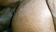 I calmly take this big black cock deep into my ass for anal creampie