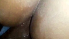 I calmly take this big black cock deep into my ass for anal creampie