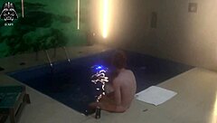 threesome with friends in the motel pool part 1