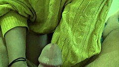 My Turkish stepmom visits me in the bedroom to grope my monster cock