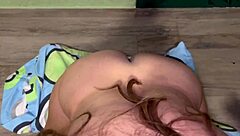 compañera de cuarto culona chupa mi verga y traga leche a cambio del alquiler en dorm rough quickie con big ass blowjob y cum in mouth