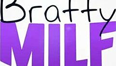 Aria Carson from Brattymilf notices you can't take your eyes off her, so let's play this 18+ game together! 😏