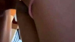 Hotwifes send this to their cuckolds - first time with banana food play and monster cock fucking in group