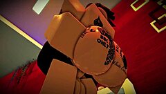 big ass babe bends over for gloryhole blowjob and rough doggystyle creampie with monster cock