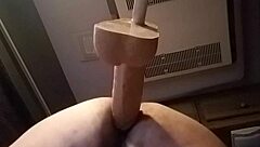 oh man, check this huge dildo pounding me doggy style solo 😈