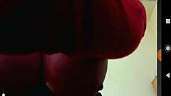 Huge tits on this curvy chubby girl are bouncing wildly in webcam show