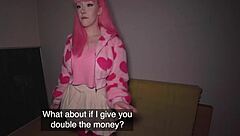 Man, I finally took off her chastity belt and filled that wet pussy with creampie outdoors! 😈💦