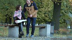 Oh wow, these students Sandra Wellness love to fuck in casual teen sex with blowjob and cumshot!