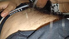 Curvy Ebony Stepsister in Dress Allows Hidden Breast Touching with Oiled Body and Dirty Talk