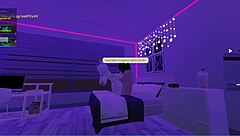 the big ass babe bounced her enormous curves on the massive cock in roblox style