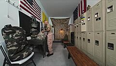 Why Don't We Celebrate Army Day with a Hot Threesome Featuring Scarlett Mae and Scarlet Skies in Missionary POV? Army Cosplay Fun!