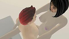 This adorable Chinese top model in red lingerie seduces her photographer on the sofa to cover her photobook costs! 🔥