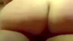 amateur hottie contrasts rubbing swollen wet pussy with riding big interracial cock in rough homemade sex.