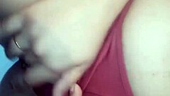 Colombian big ass babe in homemade video as a cute fat latina bride with natural tits craves constant sex all day