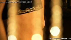 Beautiful brunette from Bollywood dances in a cute teasing way.