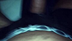 He grabs this ebony beauty and pounds her hard with his massive black monster cock.